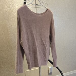 NIC+ZOE Soft Mauve Crew Neck Sweater
